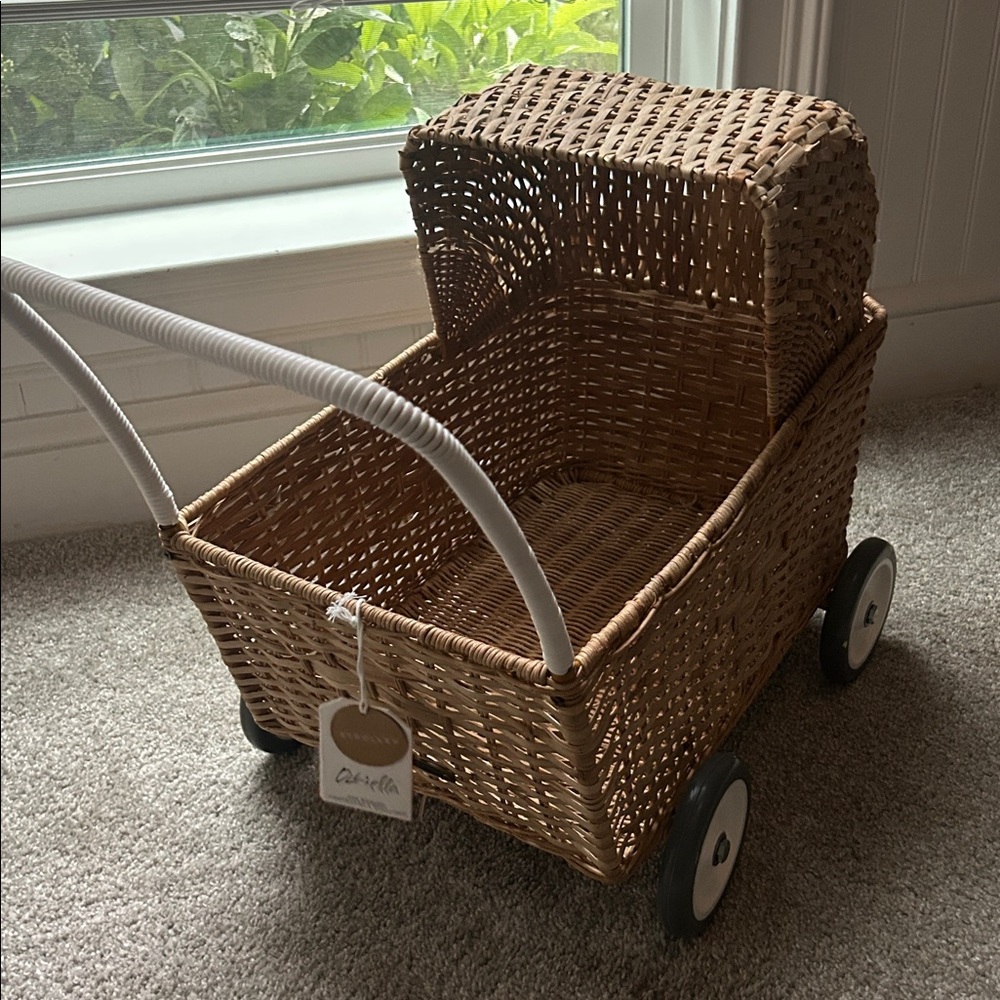 Olliella Rattan Strolley - Natural